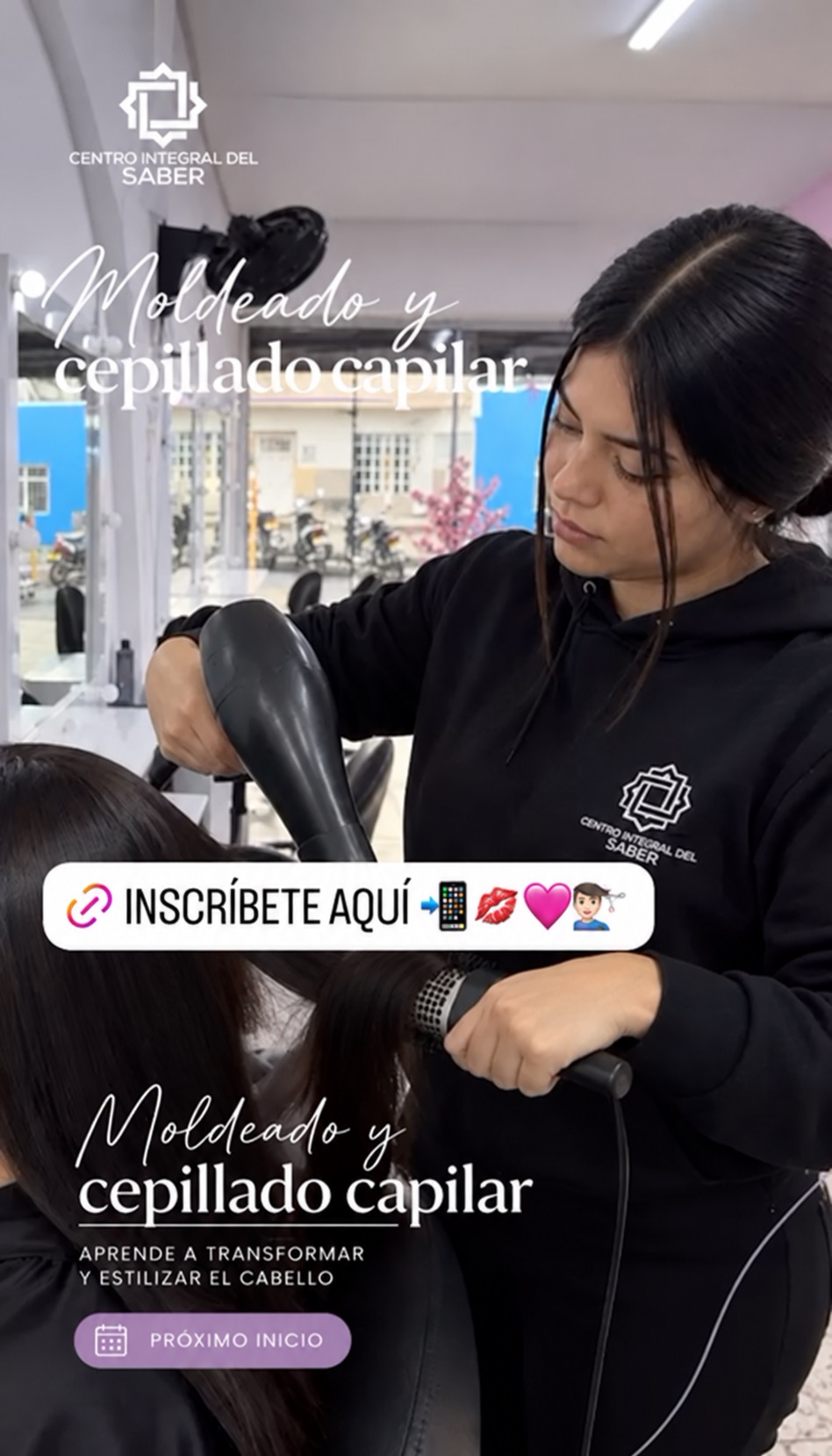 Moldeado y cepillado capilar en CEINSA